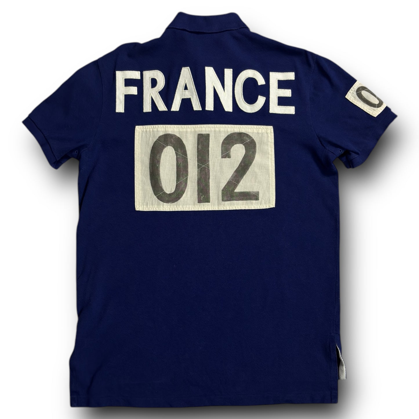Vintage Y2K Chief Keef Big Pony Ralph Lauren France Big Logo Polo Shirt 00s (M)