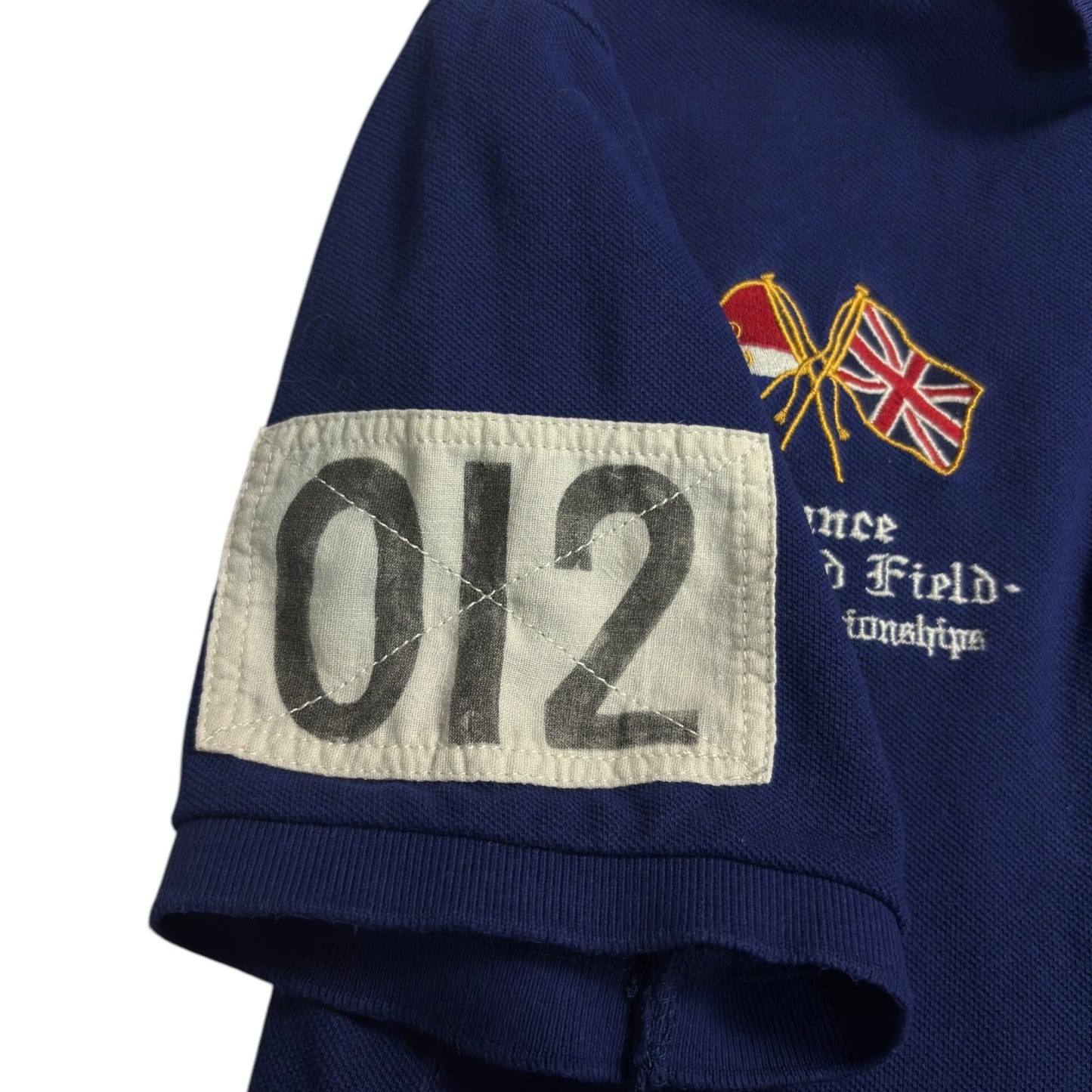 Vintage Y2K Chief Keef Big Pony Ralph Lauren France Big Logo Polo Shirt 00s (M)