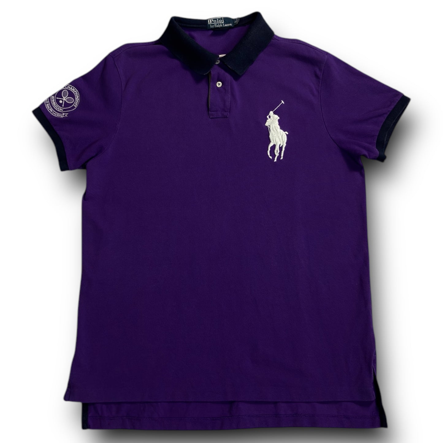 Vintage Y2K Chief Keef Big Pony Ralph Lauren Wimbledon Polo Shirt 00s (L)