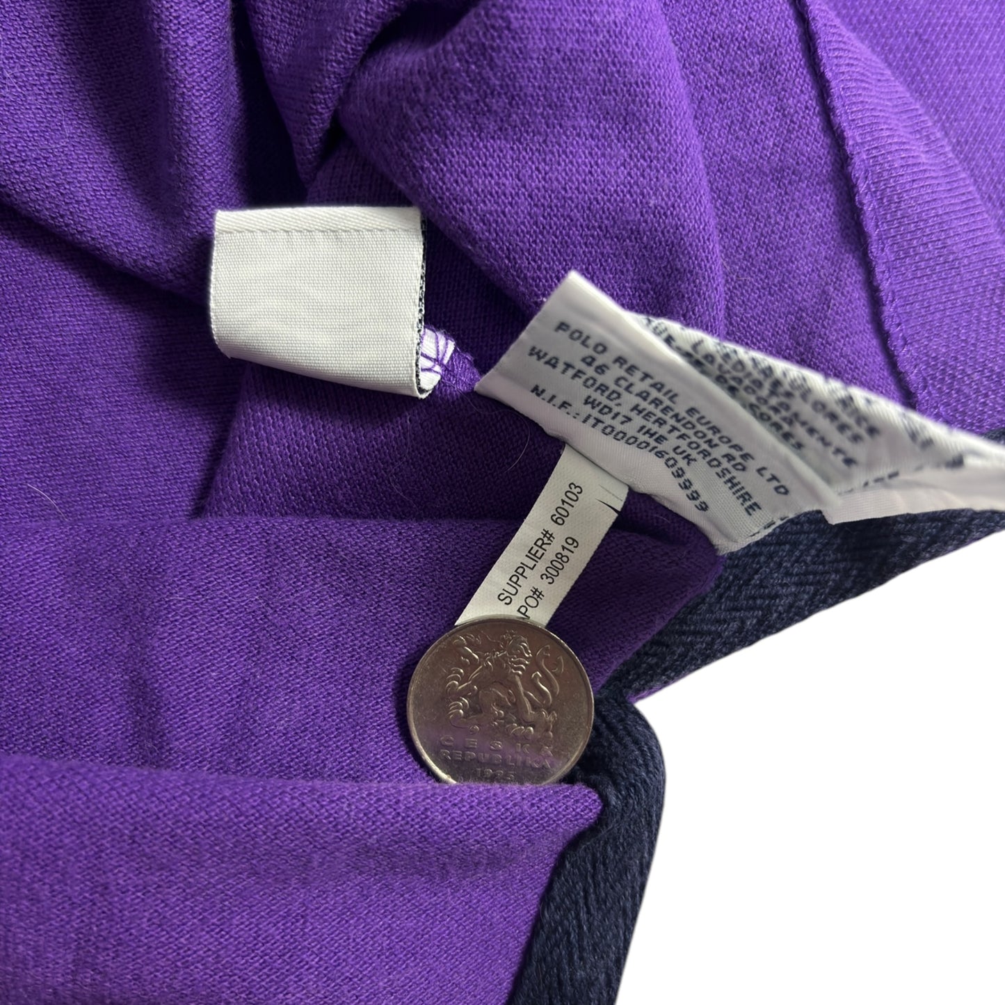 Vintage Y2K Chief Keef Big Pony Ralph Lauren Wimbledon Polo Shirt 00s (L)