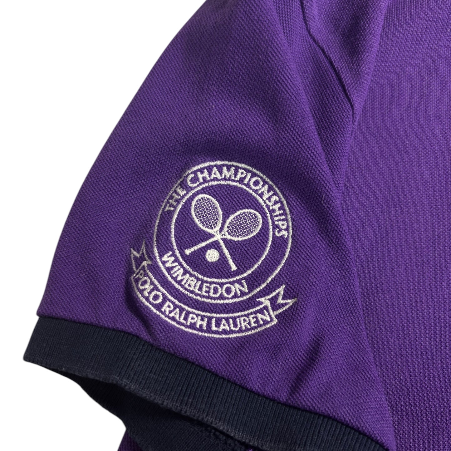 Vintage Y2K Chief Keef Big Pony Ralph Lauren Wimbledon Polo Shirt 00s (L)