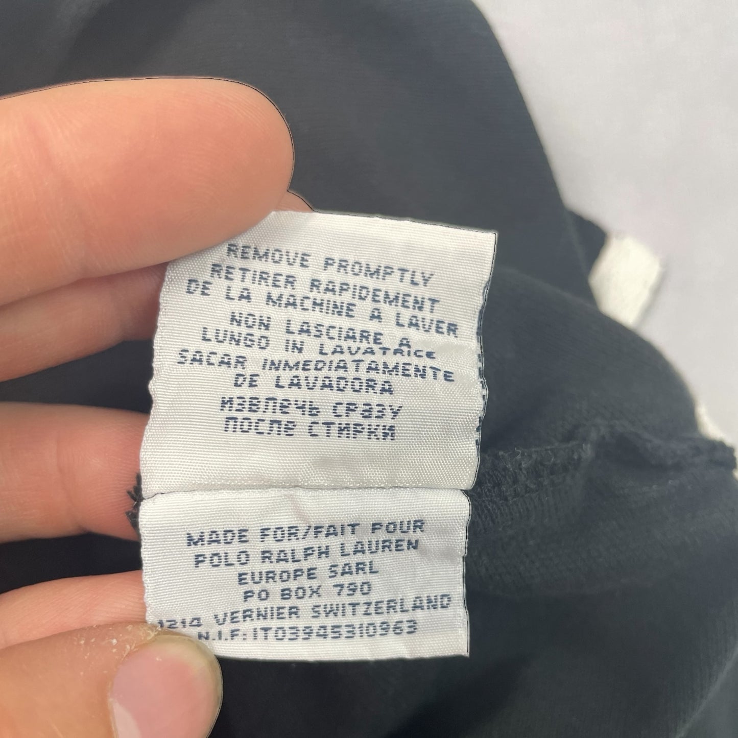 Vintage Y2K Ralph Lauren Switzerland Chief Keef Polo Shirt 90s